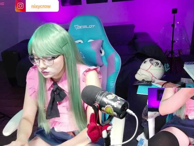 BongaCams Nixycrow11 is Freechat Nixycrow11 — I like it when you tell me your fantasies in PM, masturbate with me and make me your queen